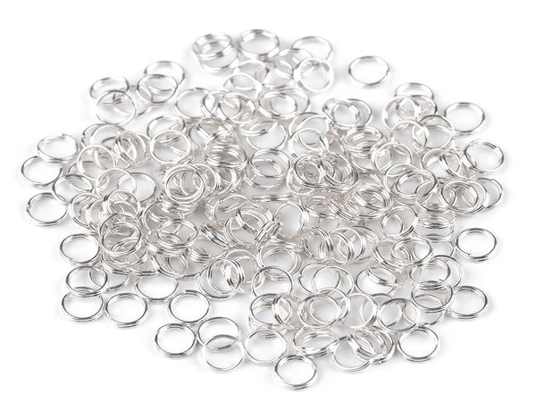 Premium Double Split Rings for Jewelry Making and Haberdashery, 6mm, 20g Pack (Approx. 300 Pcs)