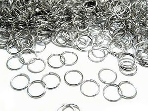 Premium 8mm Open Jump Rings for Jewelry Making – 0.9mm Light-Duty Connecting Rings (10g Pack, Approx. 80-90 Pcs)