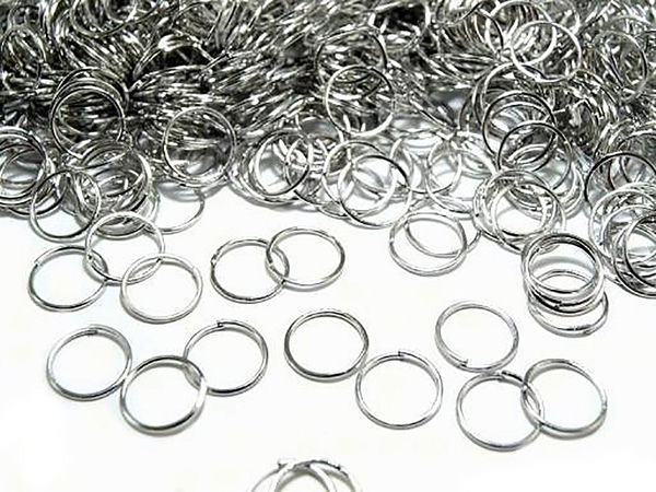 Premium 8mm Open Jump Rings for Jewelry Making – 0.9mm Light-Duty Connecting Rings (10g Pack, Approx. 80-90 Pcs)