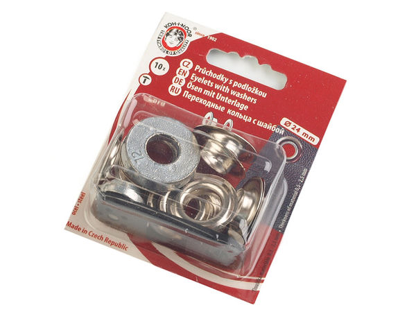 12mm Premium Metal Eyelets and Washers with Mini Press Installation Tool, 10-Pack