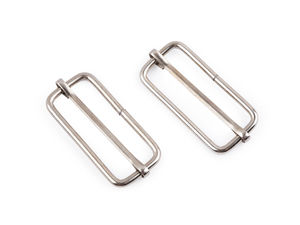 38mm Metal Webbing Strap Slider Buckle (Utility Grade) - Adjustable Tri-Glide for Backpacks, Handbags, and Gear Straps