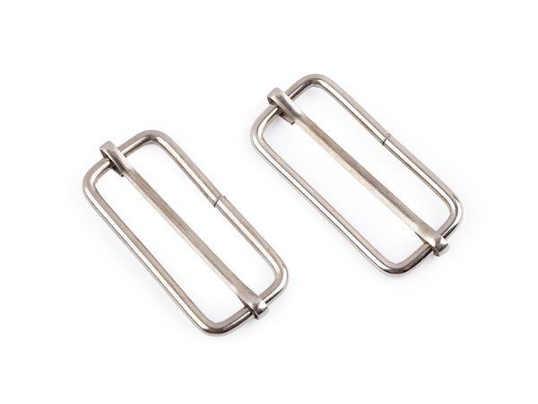 38mm Metal Webbing Strap Slider Buckle (Utility Grade) - Adjustable Tri-Glide for Backpacks, Handbags, and Gear Straps