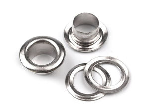 Premium Metal Grommets & Eyelets - 6mm Inner / 11mm Outer Diameter for Leathercraft, Haberdashery, and Textiles