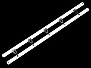 Premium Corset Busk Fastener - 12mm Width Flexible Steel Front Closure for Corsetry and Lingerie