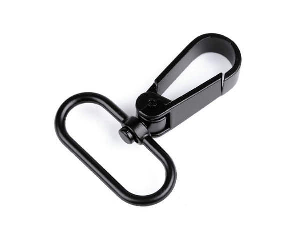 Premium Metal Swivel Snap Hook Carabiner for 32mm Strap - Heavy Duty Trigger Clasp for Bags, Purses, and Dog Leashes