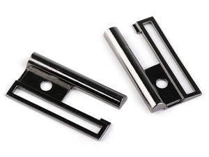 Premium Interlocking Metal Belt Buckle for Coats and Jackets, 50mm Webbing Width