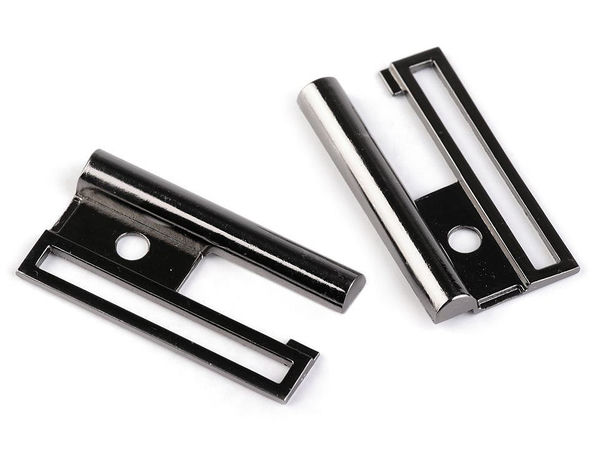 Premium Interlocking Metal Belt Buckle for Coats and Jackets, 50mm Webbing Width