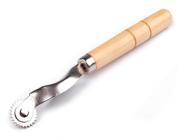 Professional Wooden Handle Tracing Wheel (15 cm) - Premium Sewing and Tailoring Pattern Marker