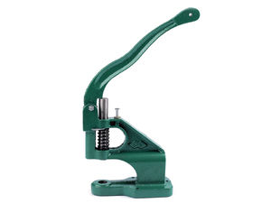 Green Heavy-Duty Hand Press Machine for Grommets, Eyelets, Rivets, and Studs