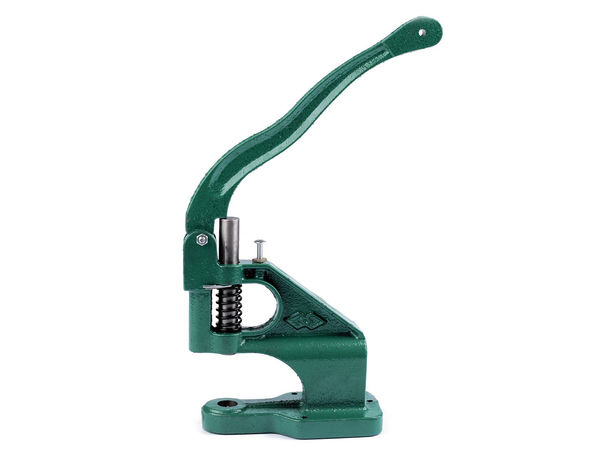 Green Heavy-Duty Hand Press Machine for Grommets, Eyelets, Rivets, and Studs