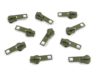 Premium Metal Slider for No. 5 Plastic Zippers - Durable Replacement Pulls for Continuous Zipper Chain
