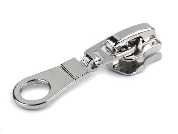 Premium No. 5 Metal Zipper Sliders with Autolock | Replacement Zipper Pulls for Sewing and Haberdashery