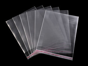 Premium Clear Self-Adhesive Resealable Packaging Bags (13x14.5cm) – High-Clarity Retail Display Bags for Haberdashery & Crafts