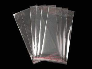 Premium Transparent Self-Adhesive Seal Bags (11x20 cm) | Clear Retail Display Packaging