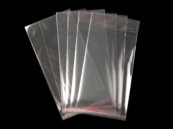 Premium Transparent Self-Adhesive Seal Bags (11x20 cm) | Clear Retail Display Packaging