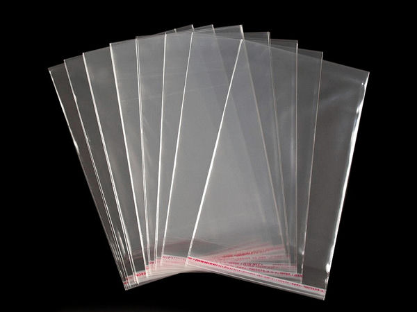 Premium Clear Plastic Self-Adhesive Seal Bags (13x20 cm) - Glossy Resealable Packaging