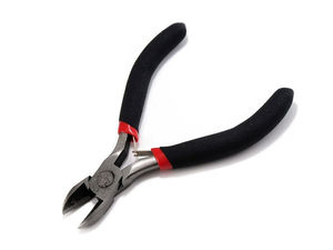 Precision 110mm Diagonal Cutting Pliers for Jewelry and Craft Making (Black)