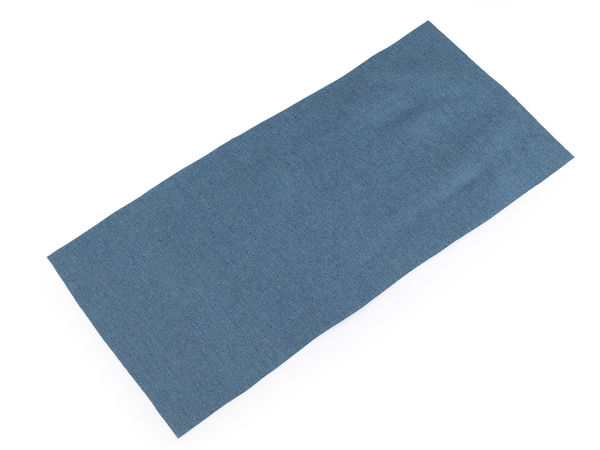 Premium Denim Iron-On Repair Patches (20x43 cm) - Cotton Fabric Mending Sheets