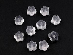 Premium Transparent Silicone Flower Earring Backs & Stoppers (3x5mm) - Secure Safety Backings for Studs, Hoops, and French Hooks