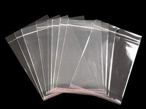 Clear Self-Adhesive Cellophane Display Bags with Hang Hole (20x24 cm) - Premium Resealable Packaging for Jewelry, Crafts & Accessories