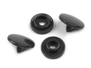 Premium Mini Plastic Snap Fasteners (Size 16) - Durable Press Studs for Baby Diapers, Apparel & DIY Crafting