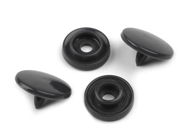 Premium Mini Plastic Snap Fasteners (Size 16) - Durable Press Studs for Baby Diapers, Apparel & DIY Crafting