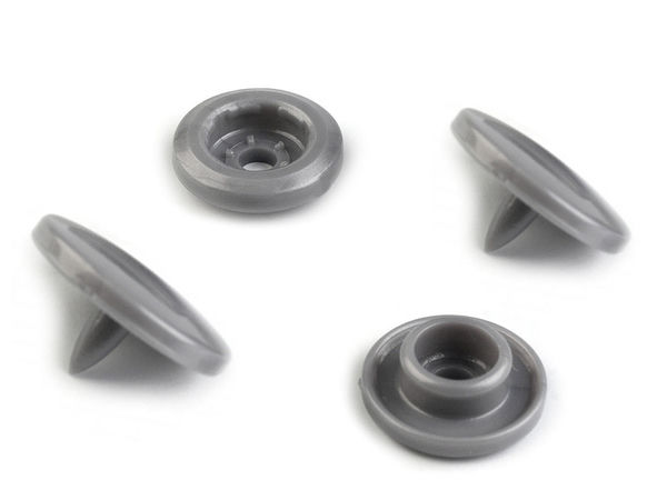 Premium Plastic Snap Fasteners (Size 18) - Smooth Glossy Press Studs for Sewing, Apparel, and DIY Crafts