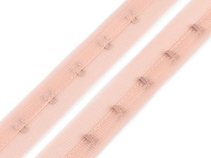 Premium Hook and Eye Fastening Tape (25mm) - Single Row Closure for Lingerie, Swimwear, and Corsetry