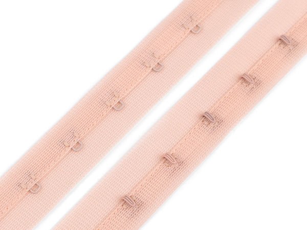 Premium Hook and Eye Fastening Tape (25mm) - Single Row Closure for Lingerie, Swimwear, and Corsetry