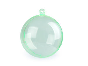 Fillable Acrylic Ball Ornaments with Hanging Loop (6cm) – 2-Piece Snap-Close DIY Craft Baubles for Holiday Decor and Gift Favors