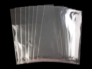 Premium Resealable Clear Plastic Self-Adhesive Bags (30x45 cm) | Professional Packaging Sleeves for Clothing, Prints, and Haberdashery