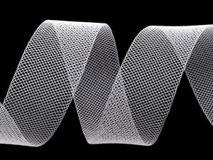 Premium Horsehair Braid Crinoline Ribbon (2.5cm) – Flexible Forming Trim for Millinery, Fascinators, and Bridal Wear Reinforcement