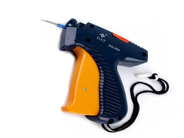 Professional Heavy-Duty Fabric Tagging Gun Kit | Labeling Tool for Coarse Fabrics, Carpets, and Cardboard | Includes 2 Needles & Spare Parts