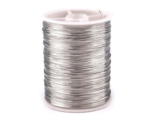 Premium Metallic Craft & Jewelry Wire 0.3mm (10m) - Fine Wire for Wrapping, Weaving, and Crochet