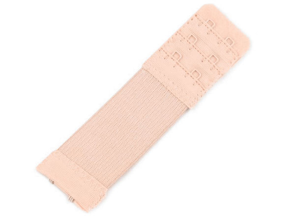 Premium Elastic Bra Extender Strap - 30mm Width, 2-Hook 3-Row Adjustable Band Extension for Lingerie & Swimwear