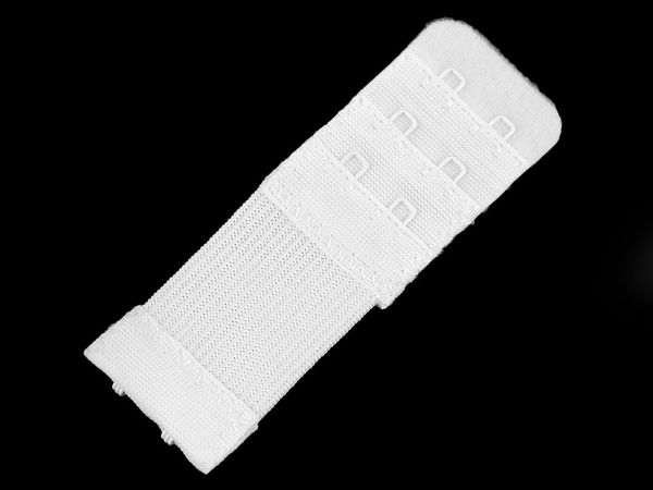 Premium Elastic Bra Extender Strap - 30mm Width, 2-Hook 3-Row Adjustable Band Extension for Lingerie & Swimwear