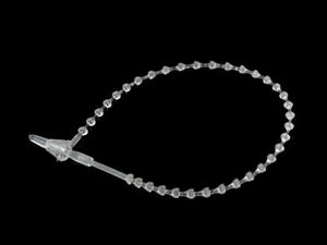 Transparent Manual Loop Lock Tag Pins, 14.5 cm - Premium Price Labeling Fasteners (1000-Pack)