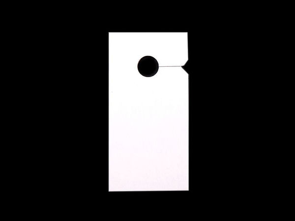 Premium Paper Zipper Tags 30x60 mm - Retail Labeling & Display Cards
