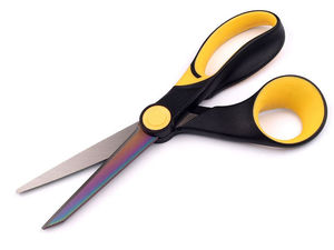 Professional 19.5 cm Fabric and Household Shears – Ergonomic Soft-Grip Haberdashery Scissors with Precision Steel Blades