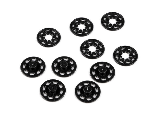 Premium 25mm Sew-On Plastic Snap Fasteners for Garments and Household Textiles