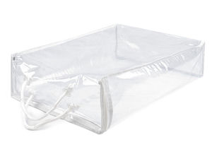 Clear PVC Zipper Storage Bag - Premium Transparent Organizer for Bedding, Blankets, and Haberdashery Accessories