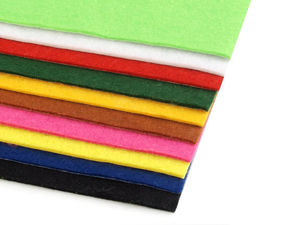 Multi-Color Self-Adhesive Felt Sheets (20x30 cm) - Premium Peel & Stick Craft Felt for DIY Projects, Sewing, and Hobby Crafts