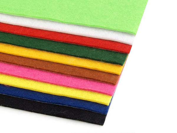 Multi-Color Self-Adhesive Felt Sheets (20x30 cm) - Premium Peel & Stick Craft Felt for DIY Projects, Sewing, and Hobby Crafts
