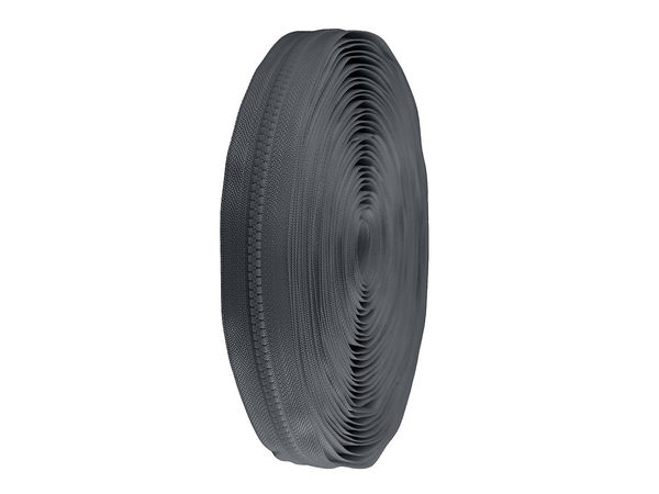 Premium No. 5 Continuous Plastic Zipper by the Meter - Professional Grade Zipper Chain