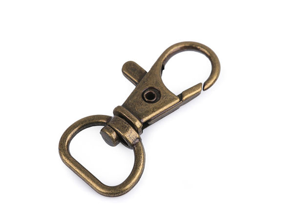 Premium Metal Swivel Snap Hook Carabiner | Durable Trigger Bolt Snap for 12mm Straps