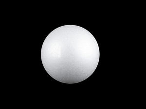 Premium White Solid Polystyrene Sphere (6.5 cm) – High-Density Foam Ball for Crafts, Floral Design, and Seasonal Holiday Decor