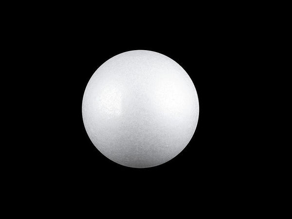 Premium White Solid Polystyrene Sphere (6.5 cm) – High-Density Foam Ball for Crafts, Floral Design, and Seasonal Holiday Decor