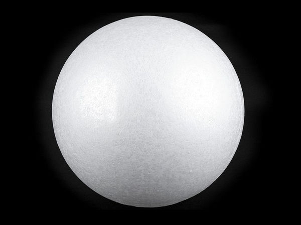 High-Density Polystyrene Craft Sphere (Ø20 cm) – Premium Styrofoam Ball for DIY Art, Floral, and Holiday Decor