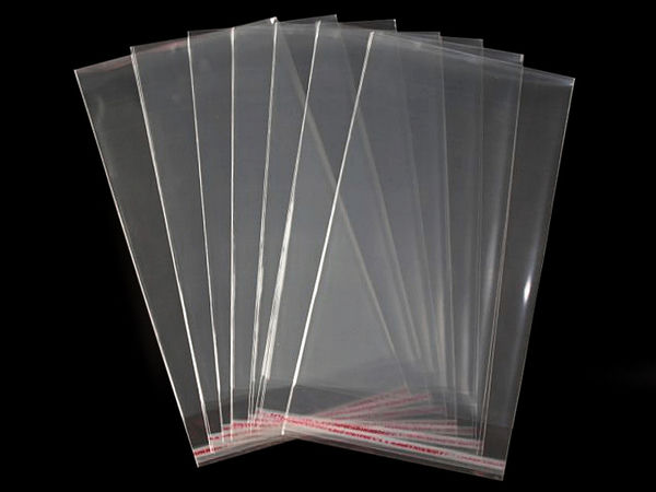 Transparent Self-Adhesive Packaging Bags (20x50 cm) – Premium Resealable Cellophane Bags for Shawls, Garments & Retail Display