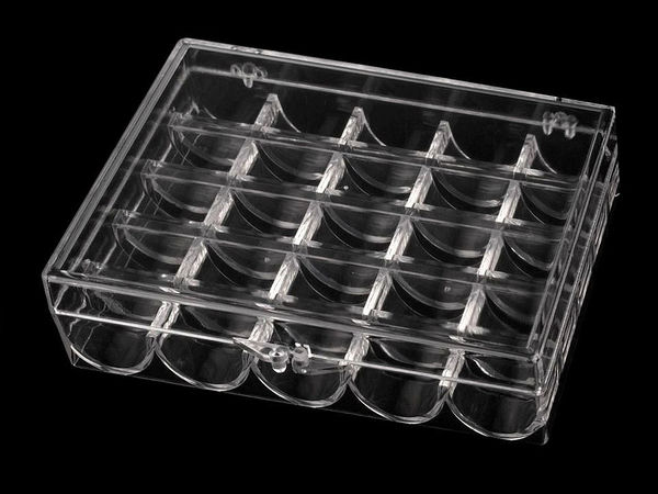 Premium Transparent Bobbin Organizer Box - Clear Sewing Machine Bobbin Storage Case